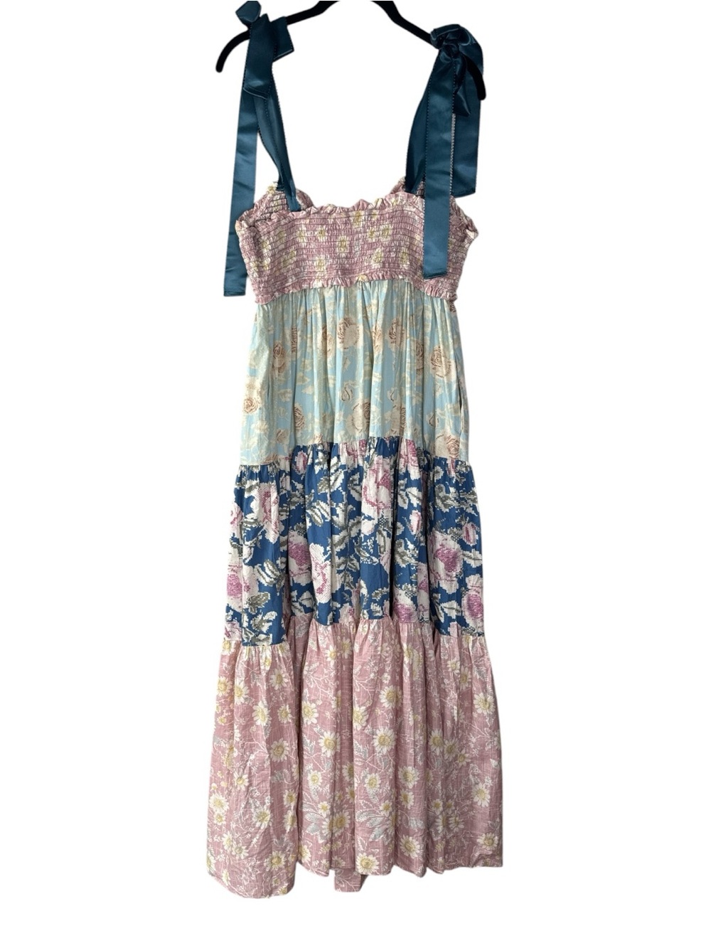 Free People Bluebell Maxi Dress Antique Combo Floral NWT | Large - Picture 13 of 14